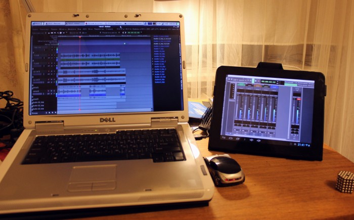 Планшет в качестве второго экрана под linux