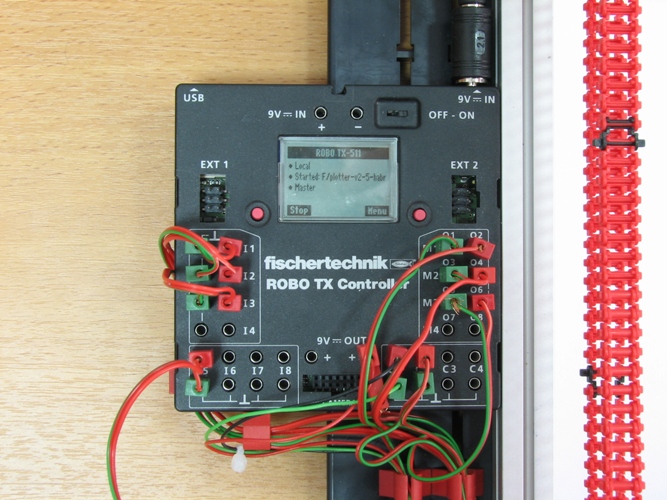 Плоттер из конструктора fischertechnik Плоттер из конструктора fischertechnik
