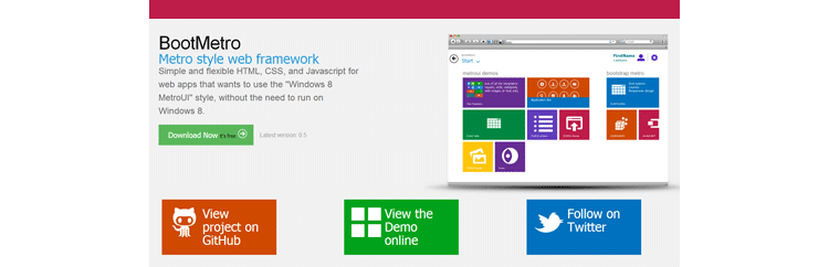 Подборка инструментов для создания веб интерфейсов в стиле Metro