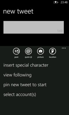 Подброрка Twitter клиентов для Windows Phone 7