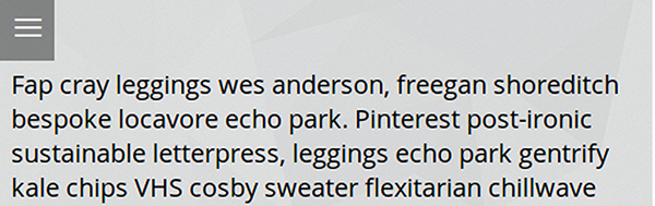 Подходы к реализации адаптивного меню Закрытое