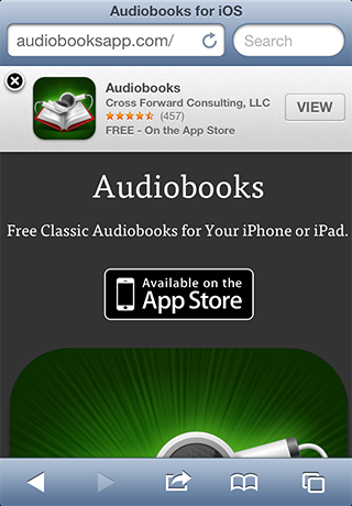 Подключаем Smart App Banners image