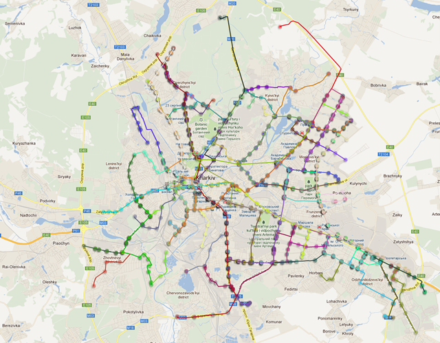 Поиск кратчайшего пути в транспортном графе (концепт) + исходники