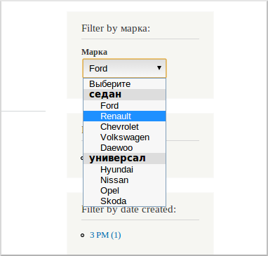 Поиск на Drupal 7 с помощью Apache Solr ч.5 — виджеты для фасетных фильтров