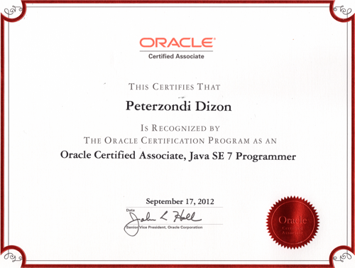 Java certification