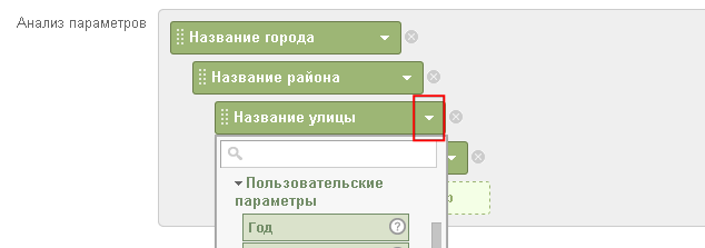 Пользовательские параметры и показатели в Universal Analytics
