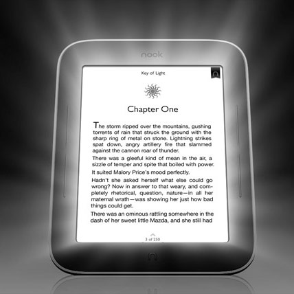 Поставки Nook Simple Touch with GlowLight начались с опережением графика