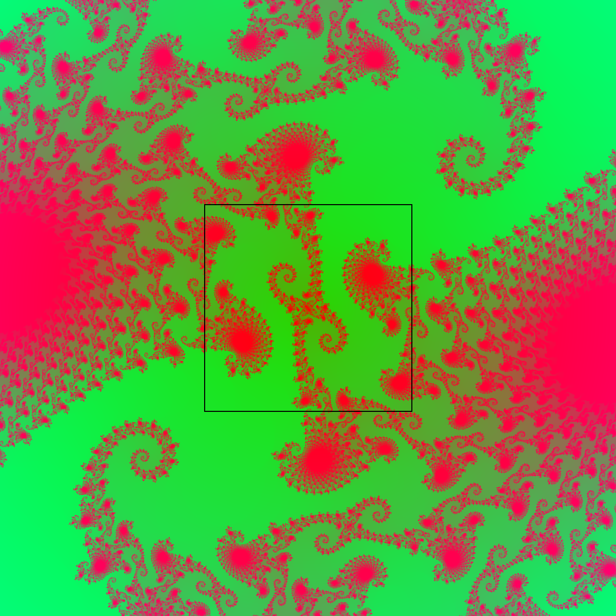 Построение множества Жюлиа