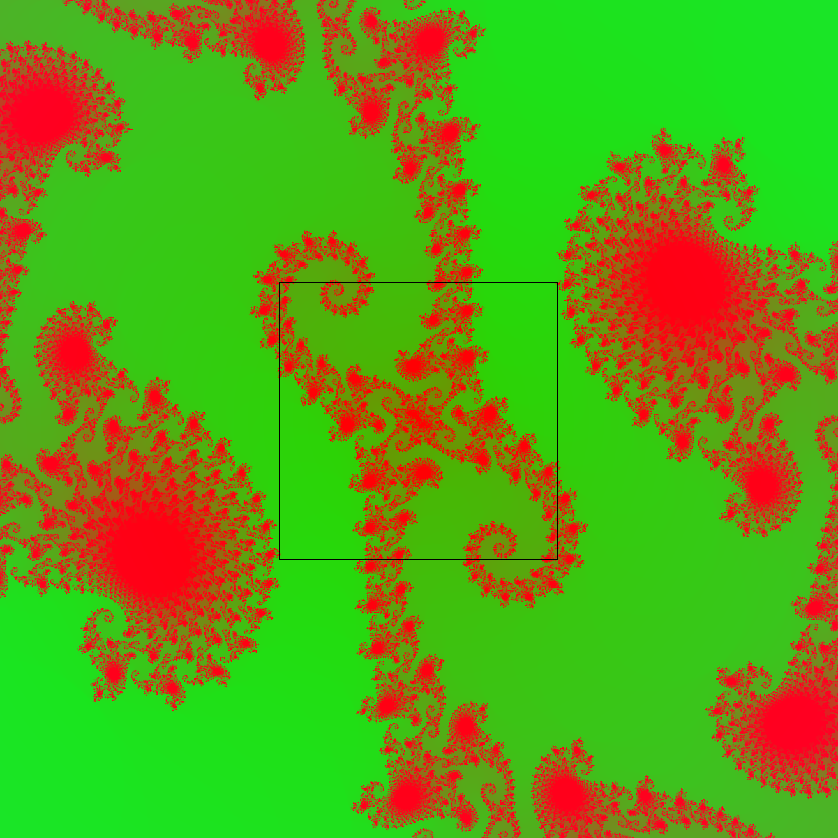 Построение множества Жюлиа