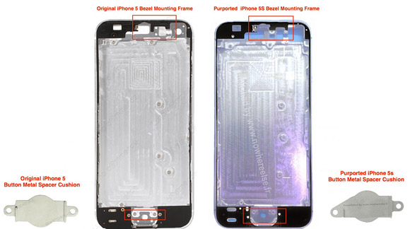 Появились новые фотографии «внутренностей» смартфона Apple iPhone 5S
