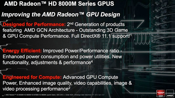 Появились первые подробности о 3D-картах серии AMD Radeon HD 8000M