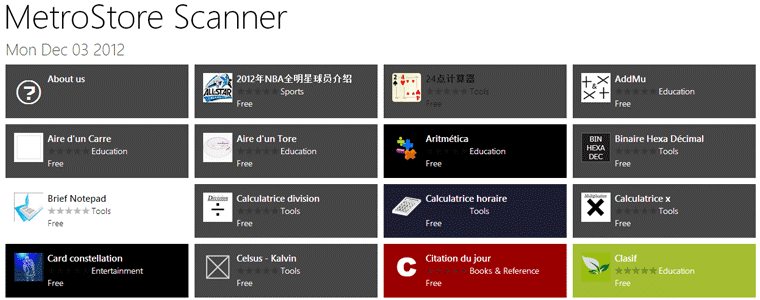 Появился сторонний веб сайт для просмотра Windows Store приложений для Windows 8 Появился сторонний веб сайт для просмотра Windows Store приложений для Windows 8