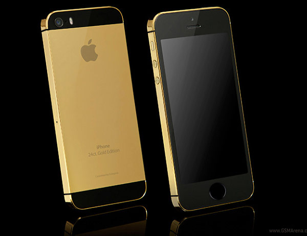 Goldgenie отделывает смартфоны Apple iPhone 5s драгоценными металлами