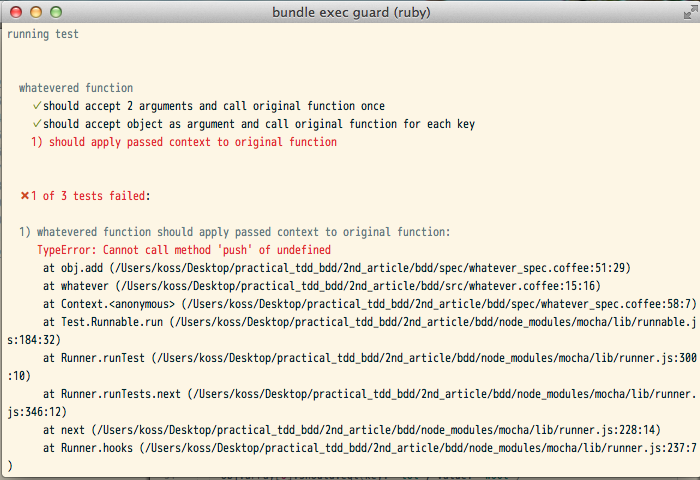 Практика TDD/BDD на примере JavaScript: TDD и BDD image