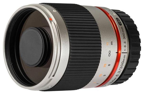 Объектив Samyang Reflex f/6.3 300mm ED UMC CS рассчитан на ручную фокусировку