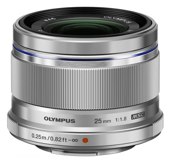 Компания Olympus анонсировала продажи объектива M.Zuiko Digital 25mm F1.8 системы Micro Four Thirds