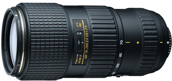 На японском рынке объектив Tokina AT-X 70-200mm F4 Pro FX VCM-S будет стоить около $1500