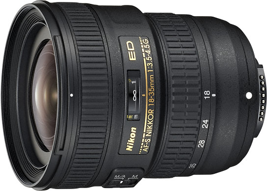 AF-S Nikkor 18-35mm f/3.5-4.5G ED — легкий и компактный объектив для полнокадровых камер Nikon