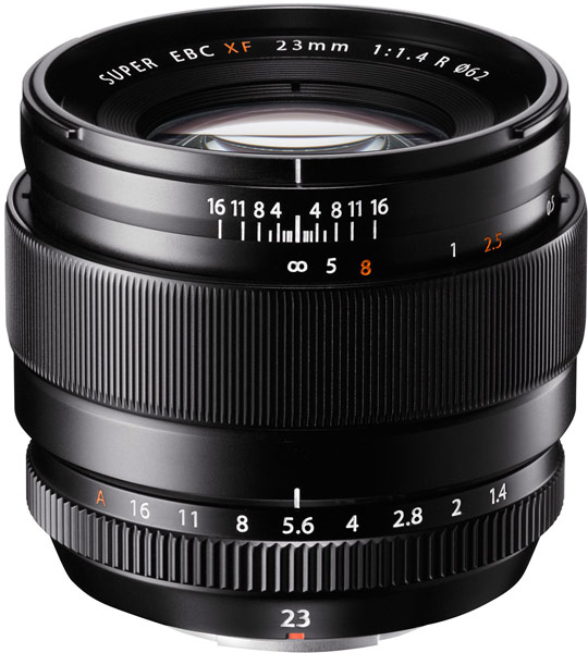 Широкоугольный объектив Fujinon XF23mm F1.4 R предназначен для камер Fujifilm X