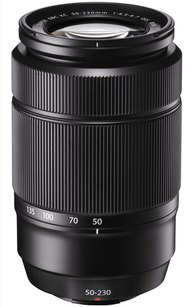 Телеобъектив Fujinon XC50-230mm F4.5-6.7 OIS охватывает диапазон ЭФР 76-350 мм