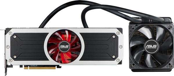 3D-карта Asus R9 295X2 имеет два графических процессора и гибридную систему охлаждения