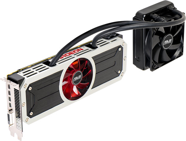 3D-карта Asus R9 295X2 имеет два графических процессора и гибридную систему охлаждения