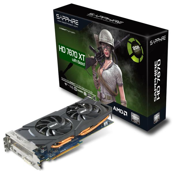 Представлена 3D-карта Sapphire HD 7870 XT with Boost 