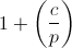 1+left(frac cpright)