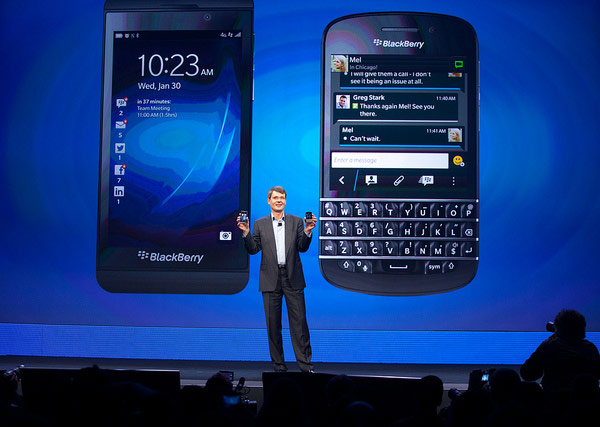 Представлены первые смартфоны на платформе BlackBerry 10