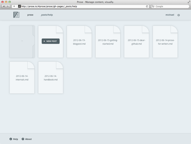 Представляем — Prose: редактор содержимого для GitHub