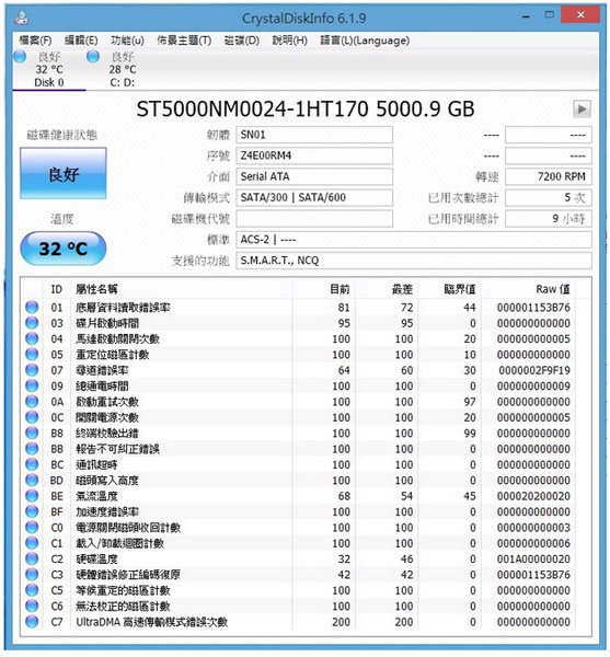 Seagate ST5000NM0024, спецификации