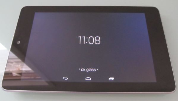 Приложения Google Glass запустили на планшете Nexus 7