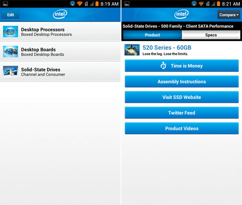 Приложения Intel для Android. Информационные ресурсы Приложения Intel для Android. Информационные ресурсы