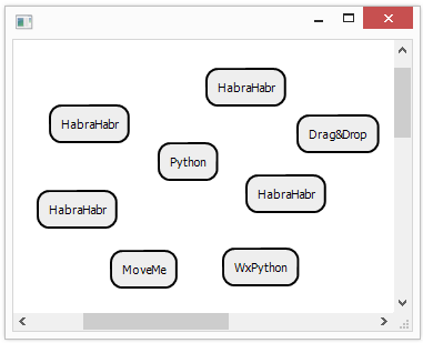 Пример использования WxPython для создания нодового интерфейса. Часть 4: Реализуем Drag&Drop