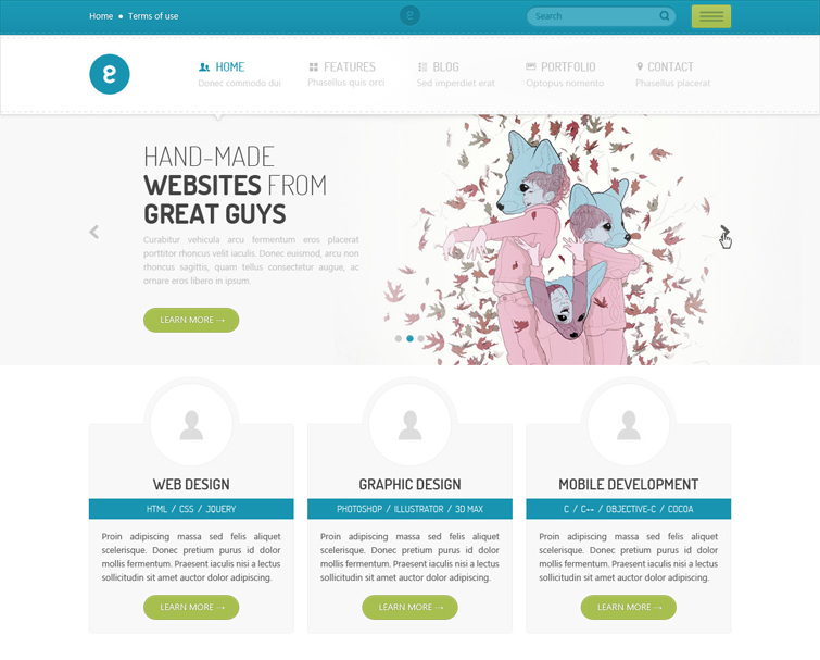 Принцип «уверенности» высококачественного веб дизайна image