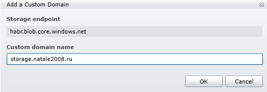 Привязка своего домена к Windows Azure (на примере RU CENTER)