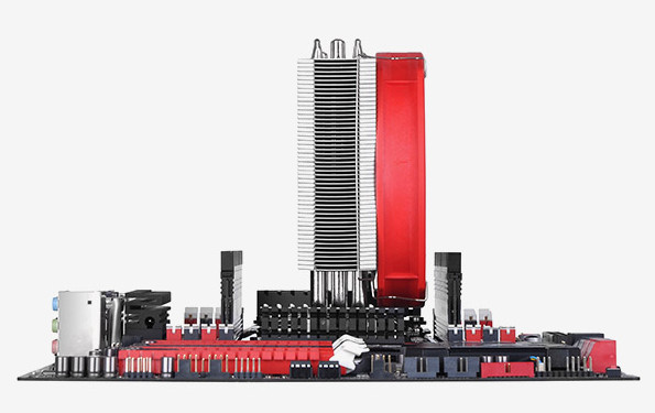 Габариты радиатора NiC L31 (CL-P001-AL12RE-A) равны 140 х 128 х 40 мм