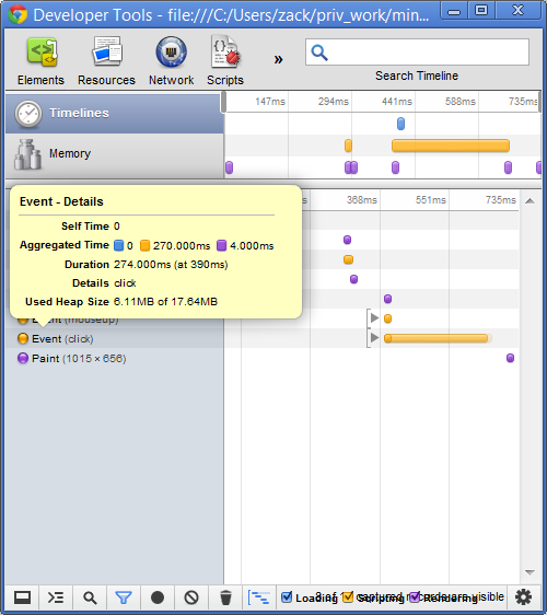Профилирование JavaScript с Chrome Developer Tools Профилирование JavaScript с Chrome Developer Tools