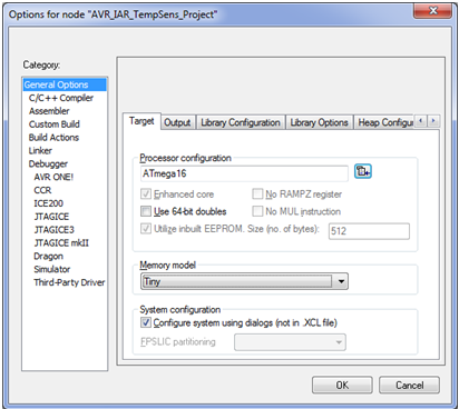 Прогаммирование и JTAG отладка микроконтроллера Atmega16 на языке C в среде IAR, часть 1 Прогаммирование и JTAG отладка микроконтроллера Atmega16 на языке C в среде IAR, часть 1