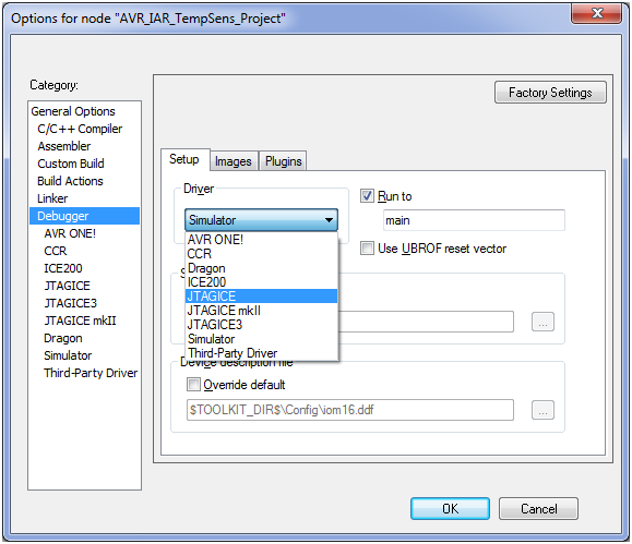 Прогаммирование и JTAG отладка микроконтроллера Atmega16 на языке C в среде IAR, часть 1 Прогаммирование и JTAG отладка микроконтроллера Atmega16 на языке C в среде IAR, часть 1