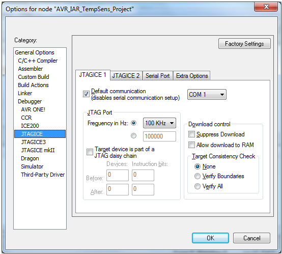 Прогаммирование и JTAG отладка микроконтроллера Atmega16 на языке C в среде IAR, часть 1 Прогаммирование и JTAG отладка микроконтроллера Atmega16 на языке C в среде IAR, часть 1