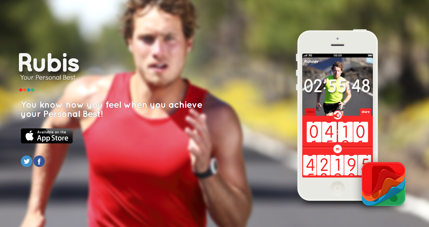 Промо сайт для мобильного приложения RubisApp