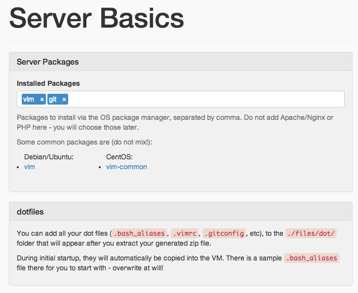 Простая сборка виртуальных машин с помощью PuPHPet Простая сборка виртуальных машин с помощью PuPHPet