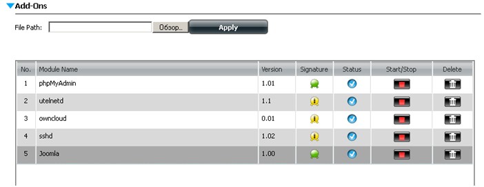 Простой веб сервер на базе NAS image