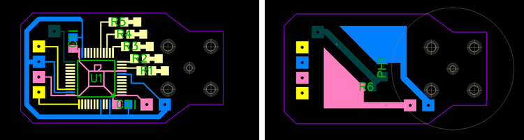 Простой вращающийся светодиодный дисплей Простой вращающийся светодиодный дисплей