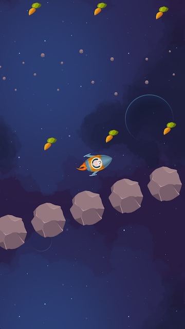 Простые 2D гоночки в космосе под Tizen или Как выиграть хакатон Samsung Screenshot 2