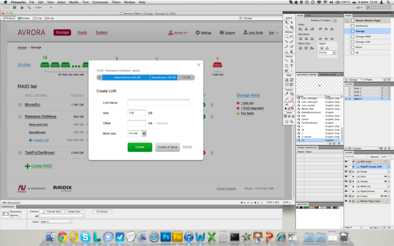 Прототипирование на чистовую в Adobe Fireworks Прототипирование на чистовую в Adobe Fireworks