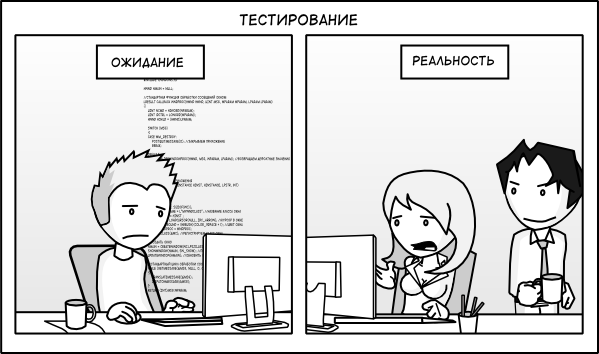 Про без тест. Тестировщики и Разработчик. Программист ожидание реальность. Тестировщики и разработчики Мем. Программист приколы.