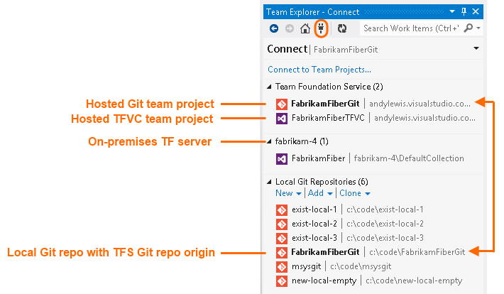 Работа с Git в Visual Studio 2012