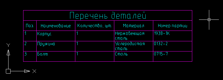 Работа с таблицами в MultiCAD.NET. Часть 2. Создание и редактирование